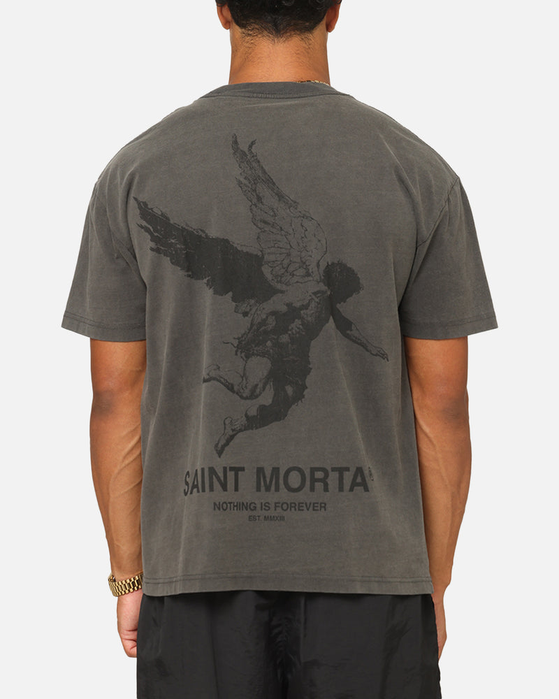 SAINT MORTA Saint Morta Nothing Is Forever Boxy T-Shirt Black Wash