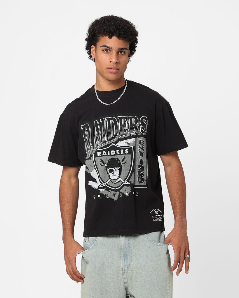 Mitchell & Ness Oakland Raiders T-Shirt Faded Black