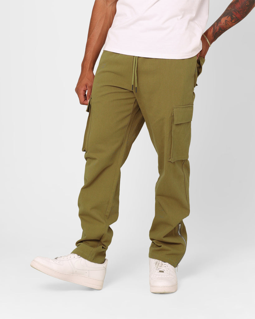 XXIII Carl Cargo Pants Olive | Culture Kings