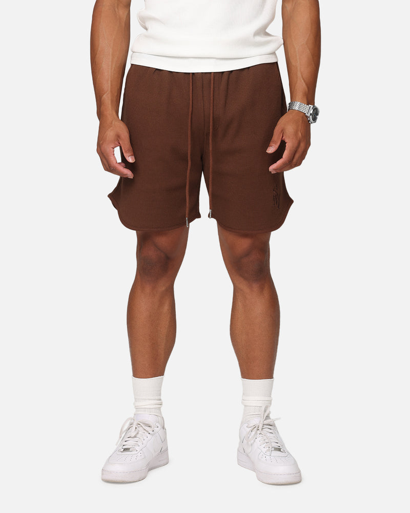 SAINT MORTA Saint Morta Waffle Shorts Brown