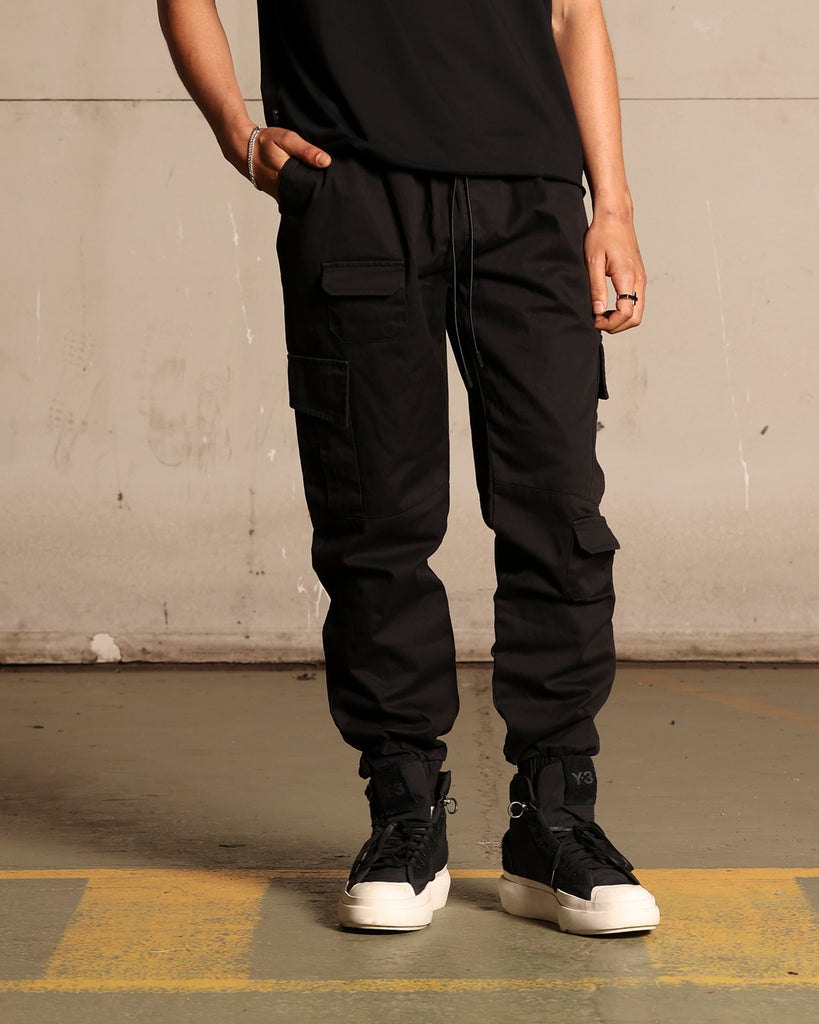 Saint Morta Utility Joggers Black | Culture Kings