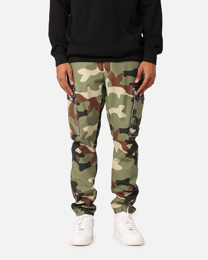 True Religion Big T Cargo Jogger Pants Camo | Culture Kings