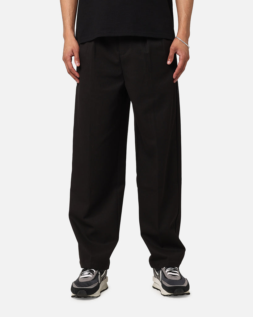 X-Large Amplify Pleated Trouser Black | Culture Kings