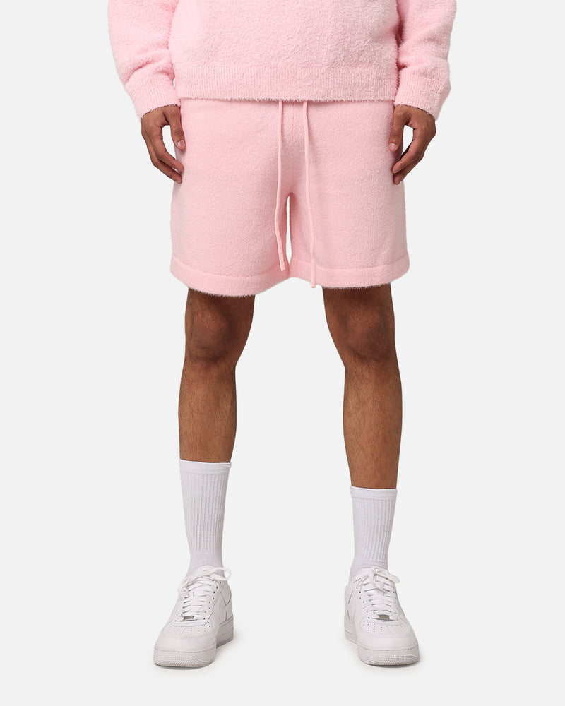 XXIII Fluffy Knit Shorts Pink