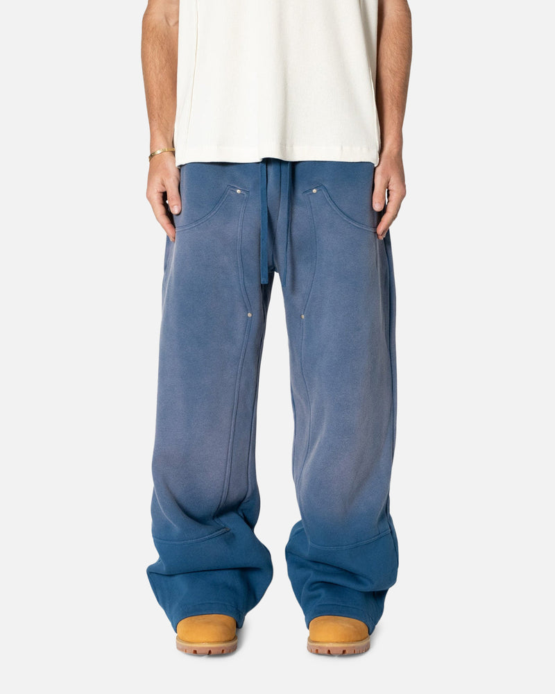 MNML MNML West Double Knee Sweatpants Blue