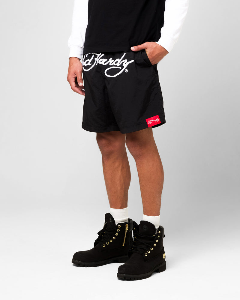 ED HARDY Ed Hardy Beach Shorts Black