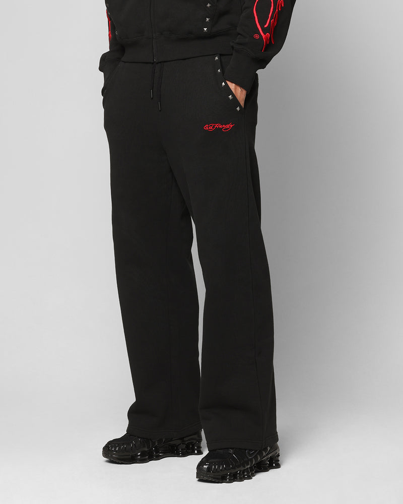 ED HARDY Ed Hardy Ed Hardy Track Pants Black