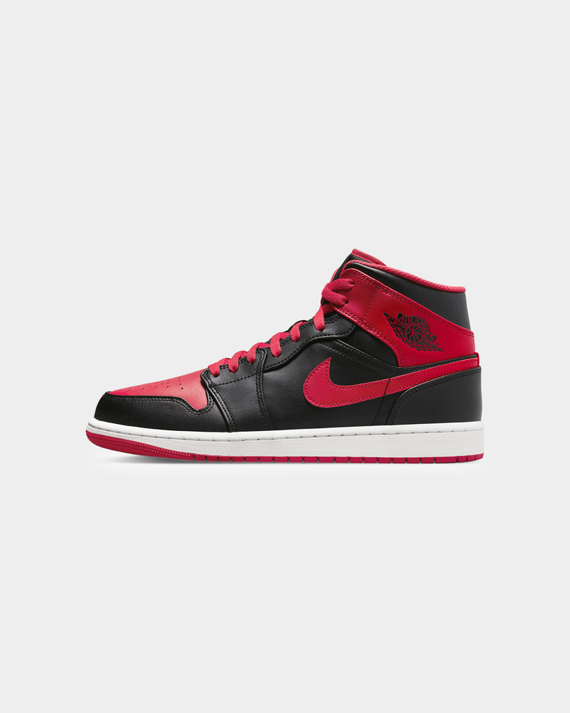 Black and hot sale red air jordan