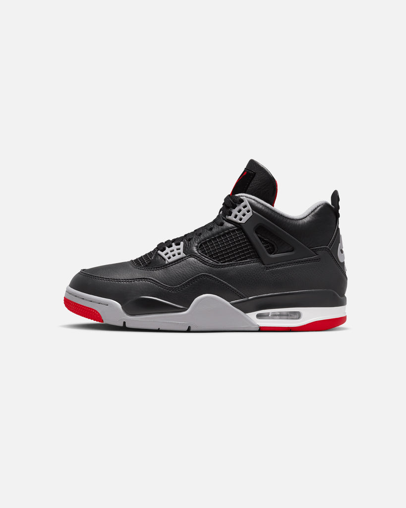 Jordan 4's best sale black and red