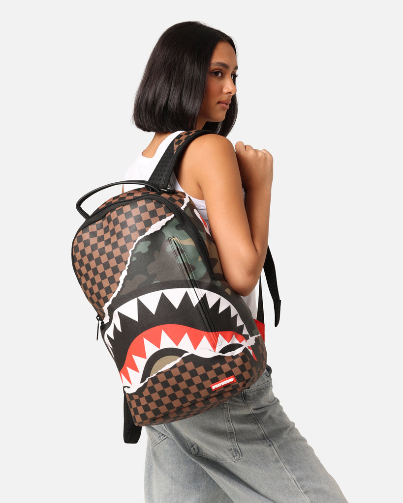 Sprayground Tear It Up Camo Backpack Multi | Culture Kings