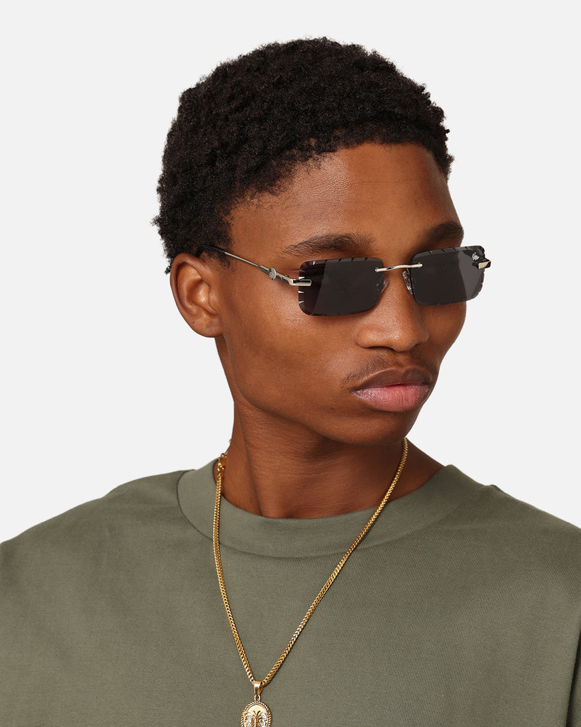 Belvoir & Co Diamond Cut Hampton Sunglasses Black/Silver | Culture Kings