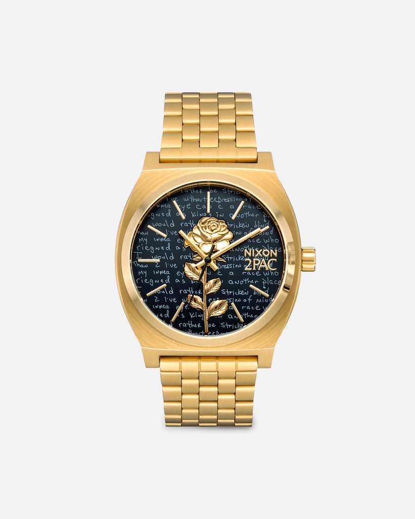 Nixon X 2PAC Time Teller Watch Gold/Black | Culture Kings