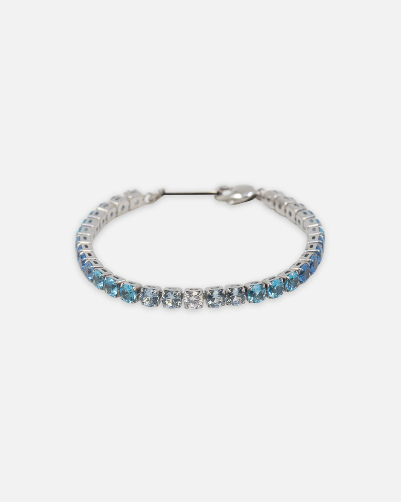 SAINT MORTA Saint Morta Round Cut Tennis Bracelet Iced White Gold