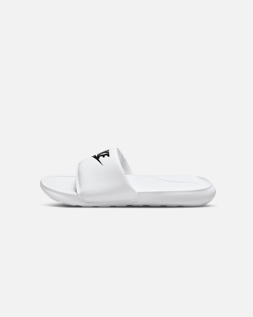 White nike best sale slides womens