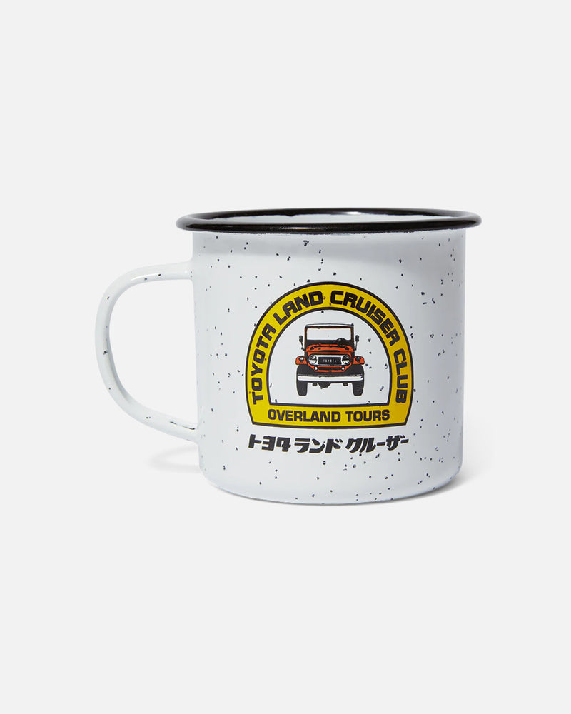 HUF X Toyota Land Cruiser Coffee Break Enamel Cup White