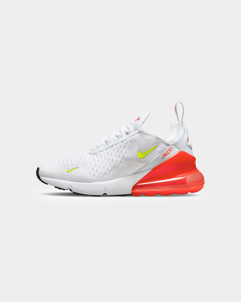 Nike Women s Air Max 270 White Volt Bright Crimson