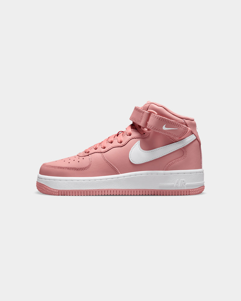 Nike Kids' Air Force 1 Mid LE (GS) Red Stardust/White