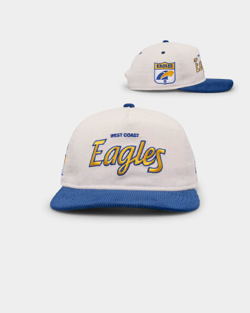 New Era Golfer Snapback AFL 2022 Corduroy Heritage West Coast Eagles – Cap-Z  Australia