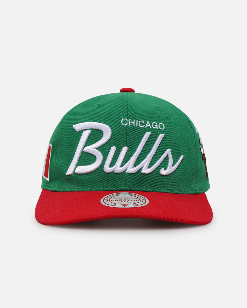 Mitchell & Ness Chicago Bulls 'Viva Mexico Script' Deadstock Snapback Green/Red