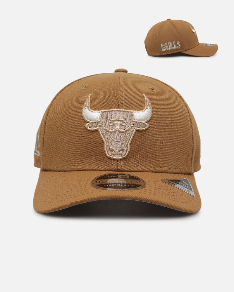 New Era Chicago Bulls 'NBA City Edition 2024' 9SEVENTY Snapback Tan