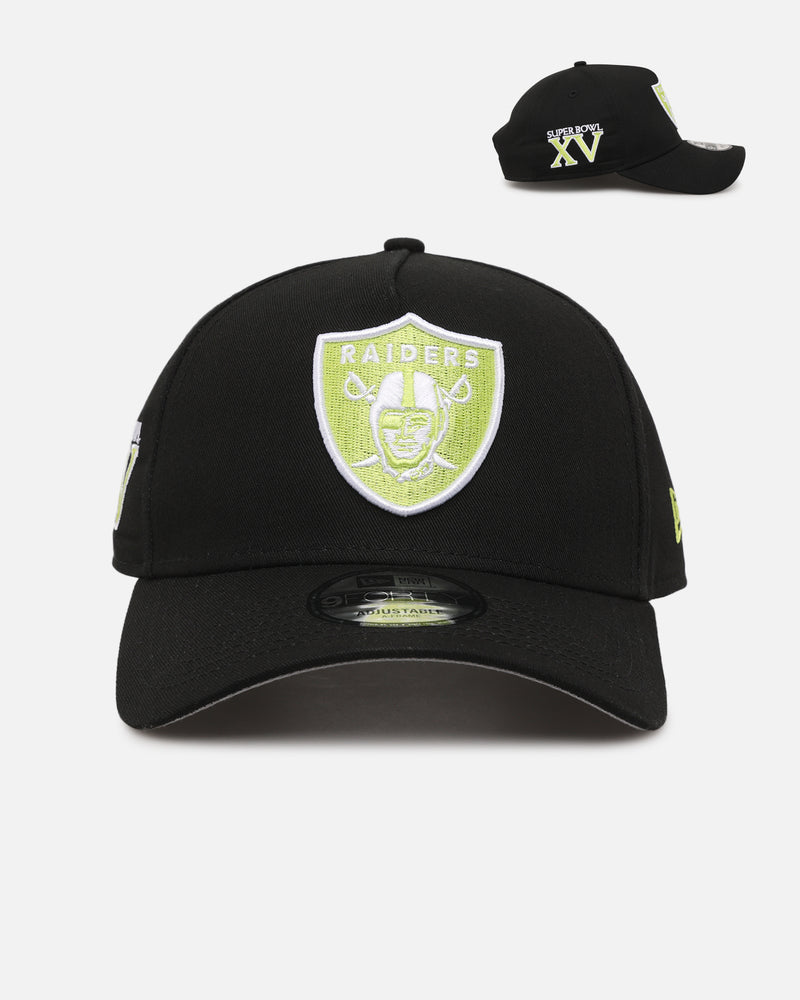 New Era New Era Las Vegas Raiders 'Volt' 9FORTY A-Frame Snapback Black/Green