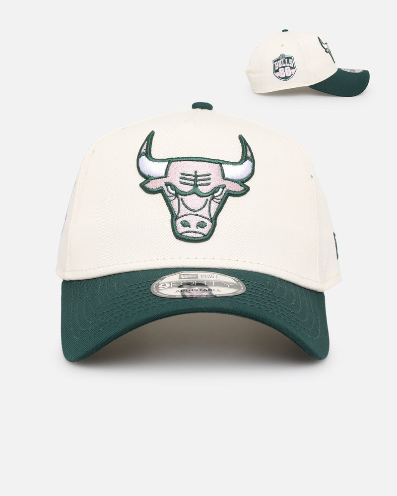 New Era Chicago Bulls 'Chrome Dark Green' 9FORTY A-Frame Snapback Chrome/Dark