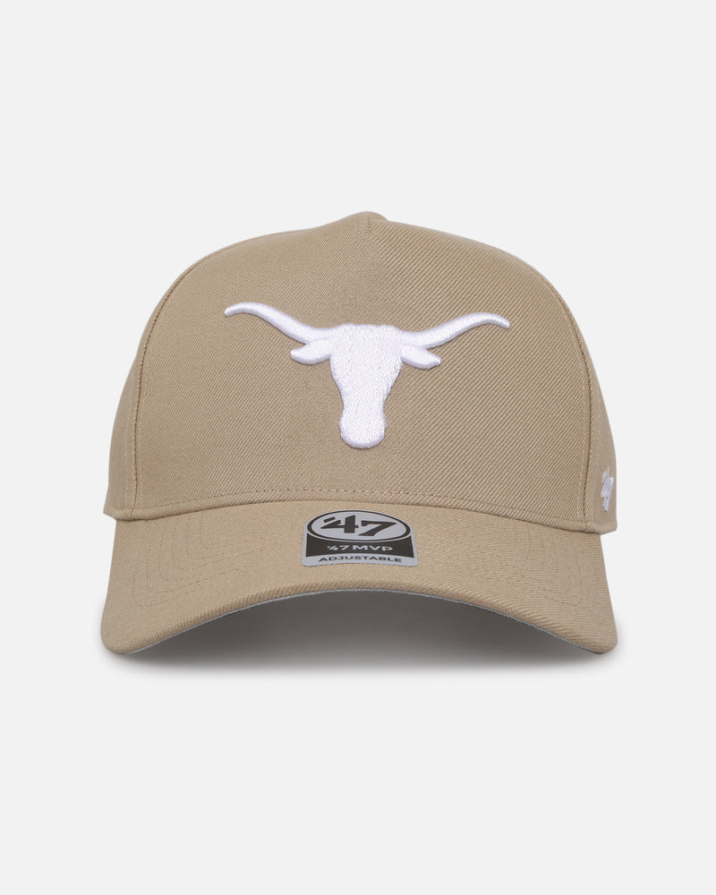 47 Brand 47 Brand Texas Longhorns 47 MVP DT Snapback Khaki/White