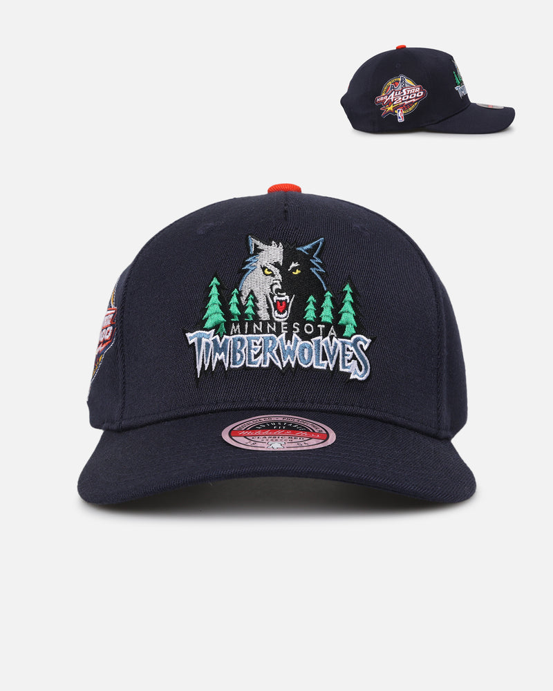 MITCHELL & NESS Mitchell & Ness Minnesota Timberwolves '2000 ASG' MVP Snapback Navy