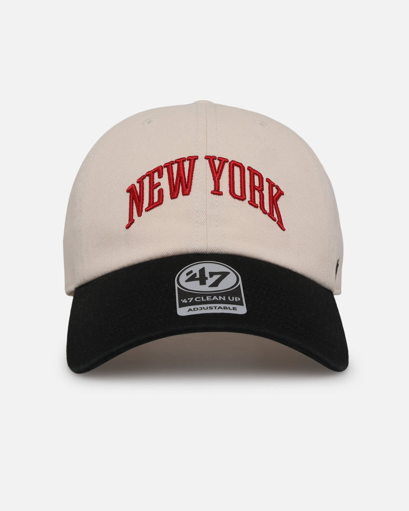 47 Brand 47 Brand New York Yankees 'City Of NY Script' 47 Clean Up Strapback Natural/Black