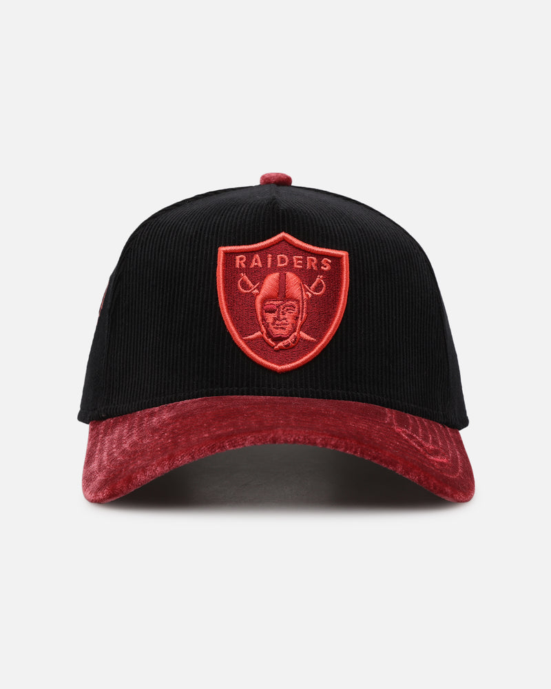 New Era Las Vegas Raiders 'Velvet' 9FORTY A-Frame Premium Corduroy Snapback