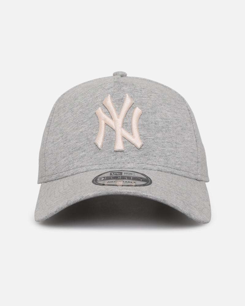 New Era York Yankees 'Heather Grey' 9FORTY A-Frame Strapback Heather