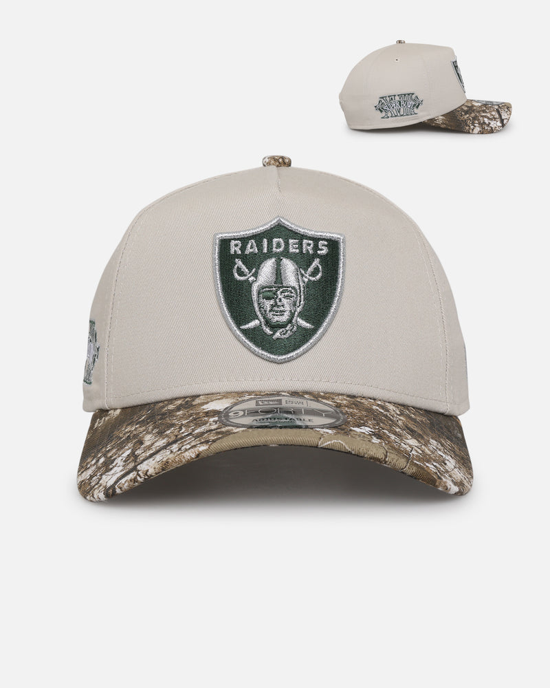 New Era Las Vegas Raiders 'Stone Realtree' 9FORTY A-Frame Snapback Stone