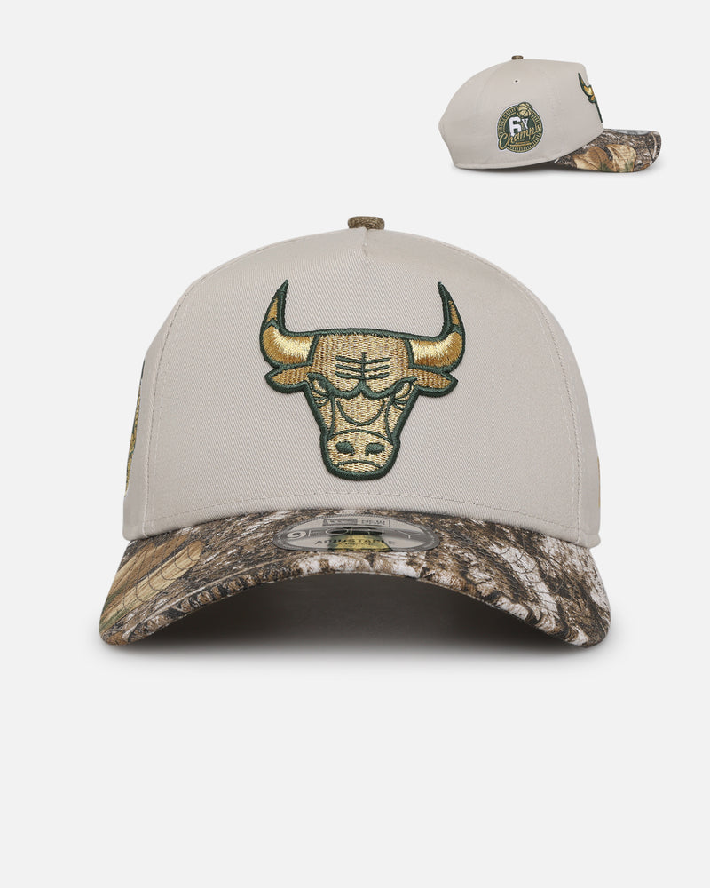 New Era New Era Chicago Bulls 'Stone Realtree' 9FORTY A-Frame Snapback Stone