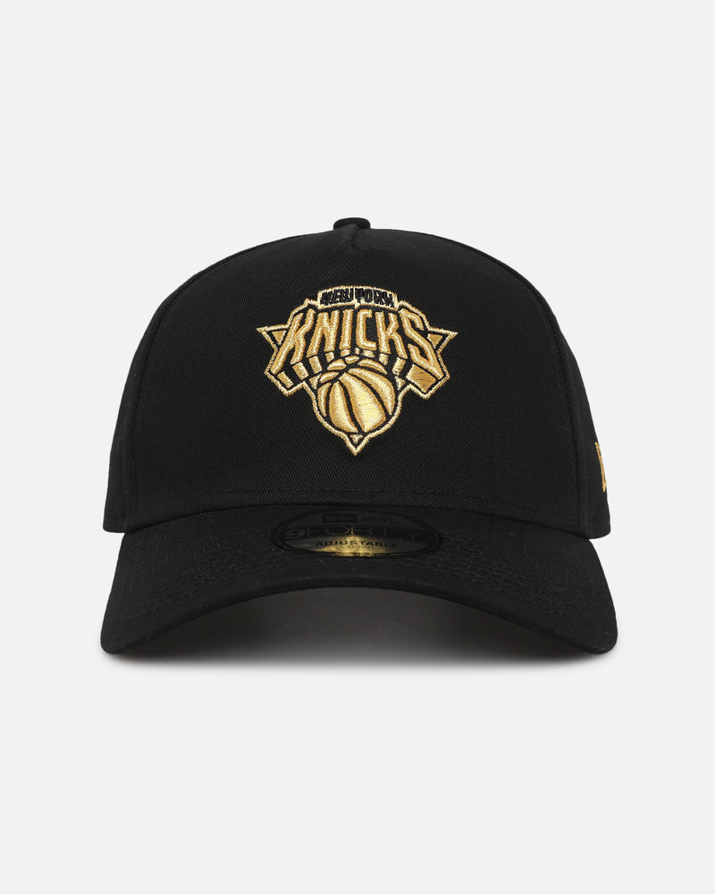 New Era York Knicks 'NBA Black & Gold Embroidery' 9FORTY