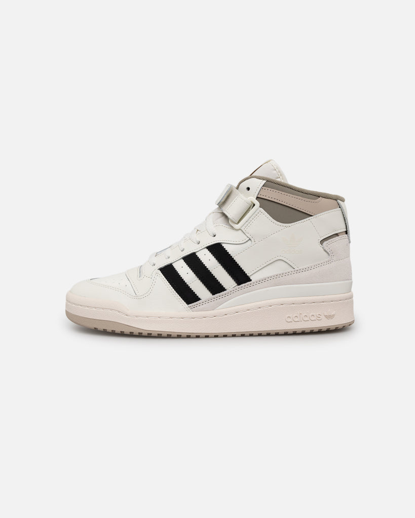 adidas forum mid off white core black beige