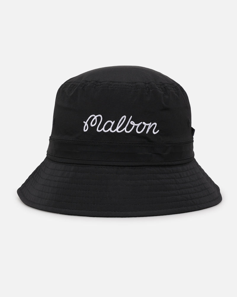 Malbon Nylon Bucket Hat Black/Black