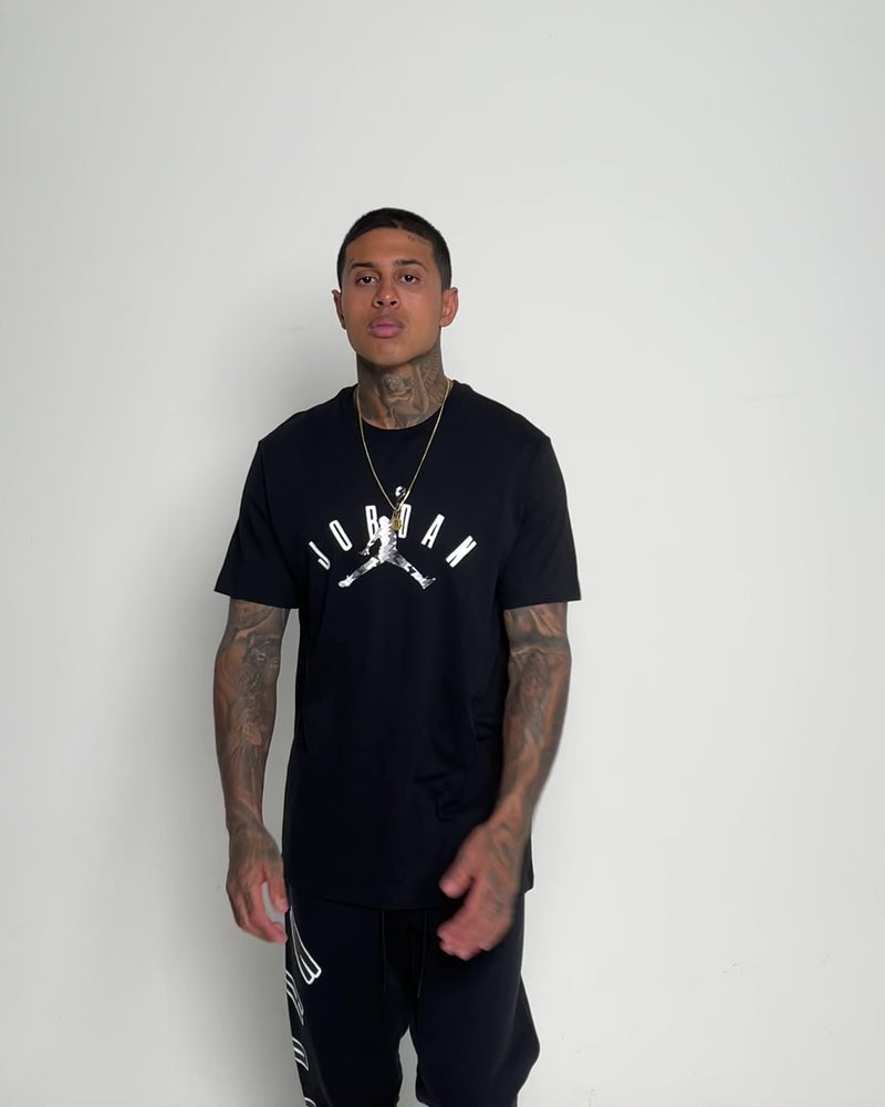 Jordan Flight Essentials Jumpman Oversize T-Shirt in Sail/Heather