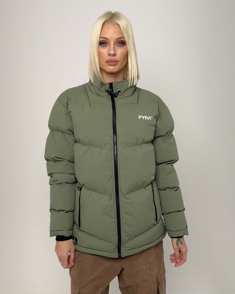 Green puffa sale