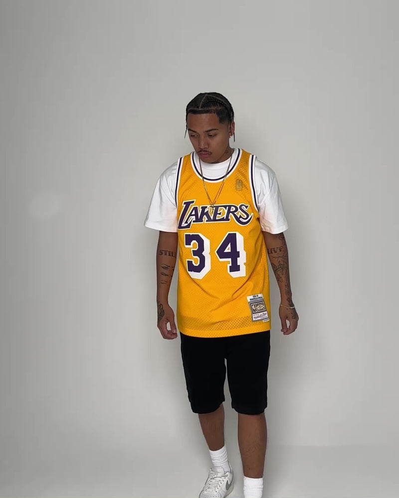 Culture Kings - A special edition Shaq Jersey just dropped for the Jersey  collectors - Mitchell and Ness Los Angeles Lakers Shaquille O'Neal #34  '96-'97 Astro Swingman Jersey Available online.