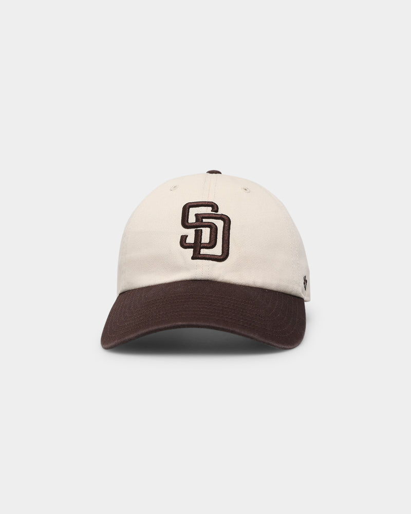 San Diego Padres '47 Team Throwback MVP Adjustable Hat - Khaki