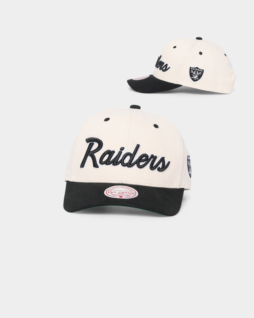 Mitchell & Ness Las Vegas Raiders Diamond Logo Pro Crown Adjustable  Snapback Hat