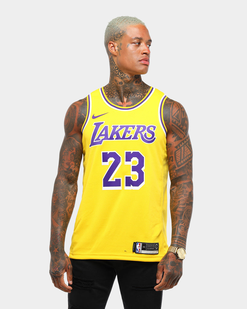 Nike Los Angeles Lakers LeBron James #23 Icon Edition Swingman NBA ...