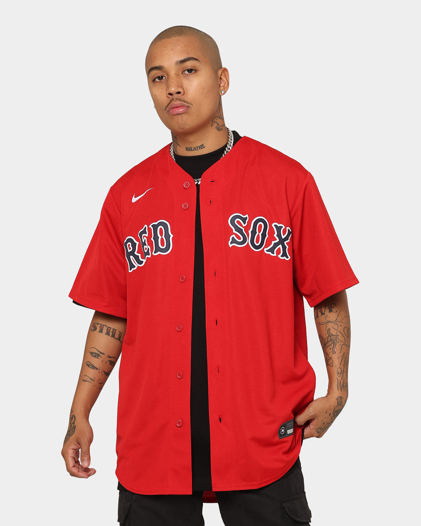 Boston Red Sox Majestic Women's Cool Base Jersey - Scarlet