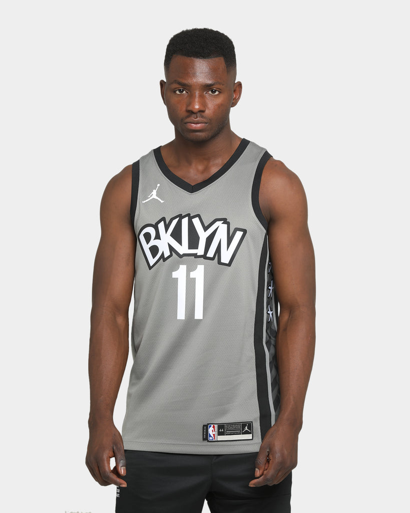 Jordan Kyrie Irving Brooklyn Nets #11 Statement Swingman Jersey Steel ...