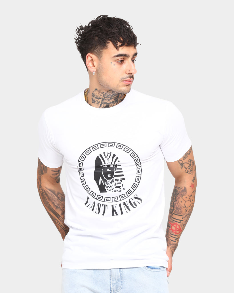 Last Kings Insignia Short Sleeve T-Shirt White | Culture Kings