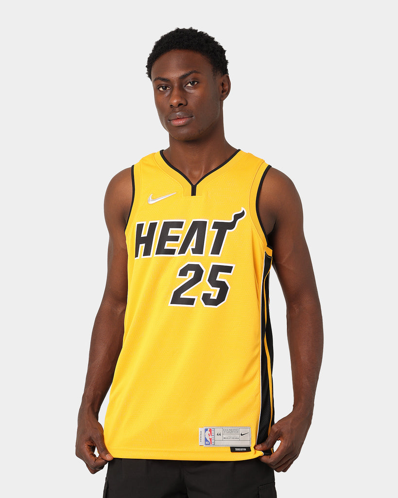 Nike Miami Heat Kendrick Nunn #25 Earned Edition Swingman Jersey Sundi ...