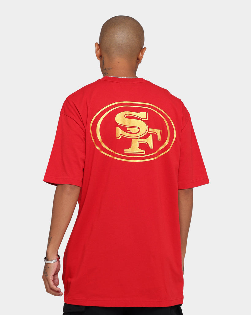 New Era San Francisco 49ers Oversize T-Shirt Scarlet/Gold | Culture Kings