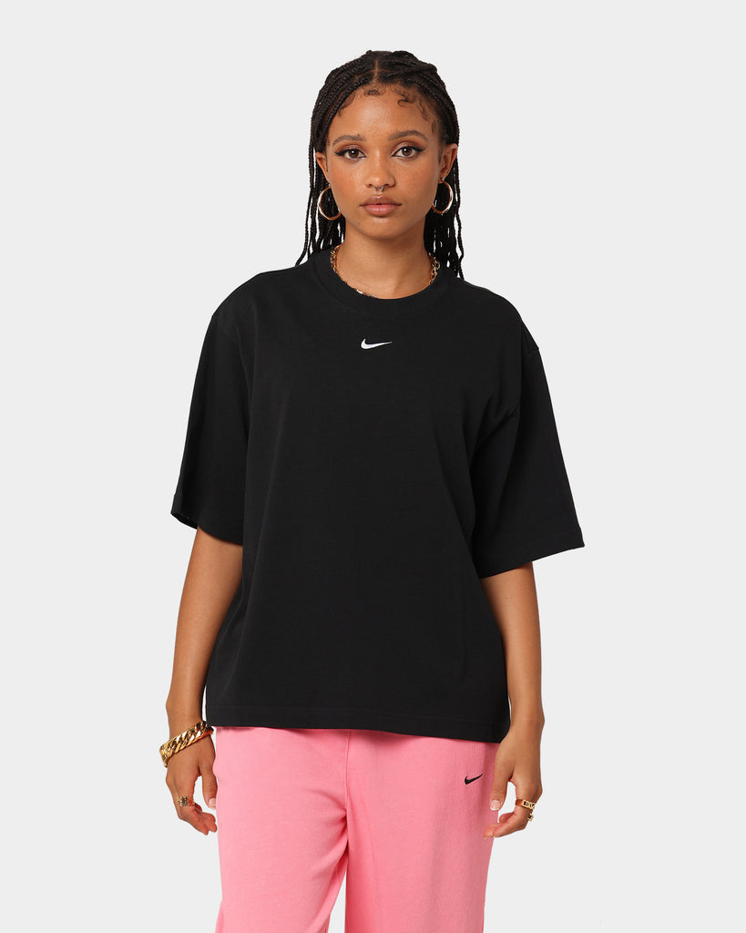 Nike Women's NSW Essential Boxy T-Shirt Black/White | Culture Kings