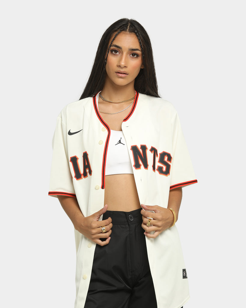 Nike San Francisco Giants Official Replica Home Jersey Cream | Culture ...