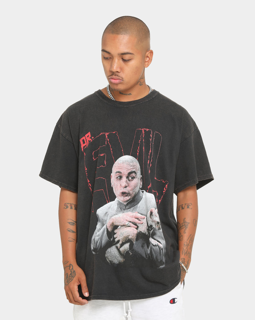 Goat Crew Dr. Evil Vintage T-Shirt Black Wash | Culture Kings